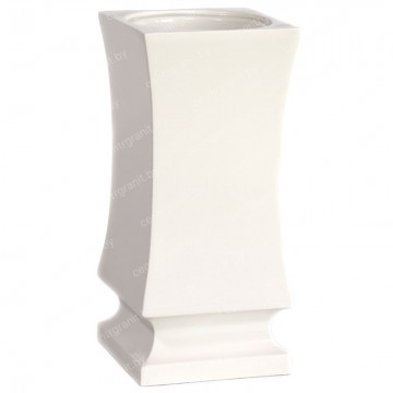 Полимерная ваза ПВ-9 белая