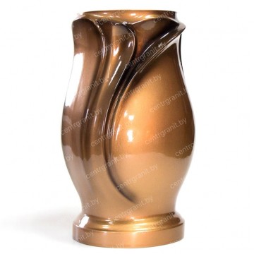 Полимерная ваза ПВ-3 бронза