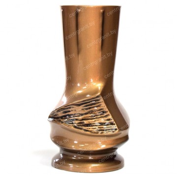Полимерная ваза ПВ-4 бронза