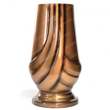 Полимерная ваза ПВ-6 бронза