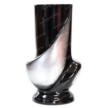 Полимерная ваза ПВ-1 черн/серебро