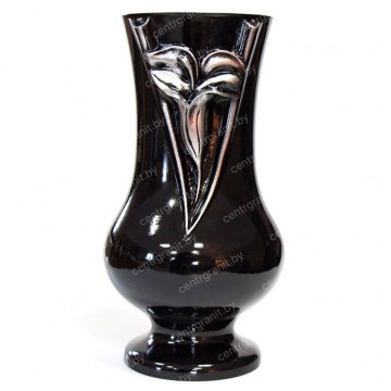 Полимерная ваза ПВ-8 черн/серебро