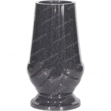 Полимерная ваза ПВ-6 темный гранит