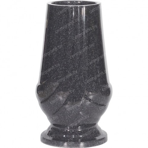 Полимерная ваза ПВ-6 темный гранит