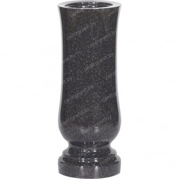 Полимерная ваза ПВ-7 темный гранит