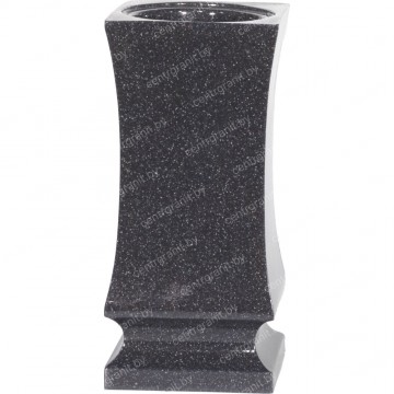 Полимерная ваза ПВ-9 темный гранит