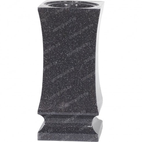 Полимерная ваза ПВ-9 темный гранит