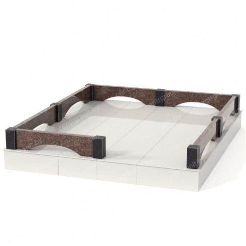 Гранитная ограда ГО-26