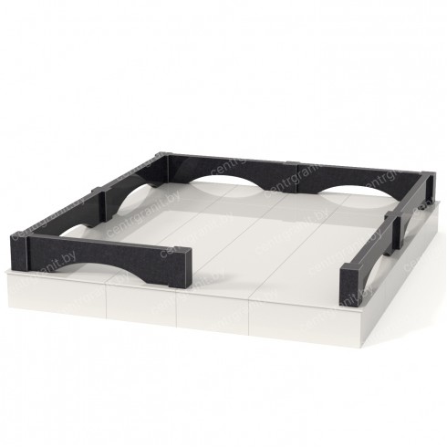 Гранитная ограда ГО-26