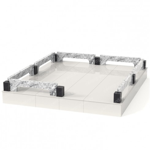 Гранитная ограда ГО-27