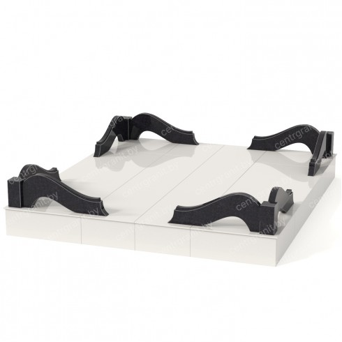 Гранитная ограда ГО-36