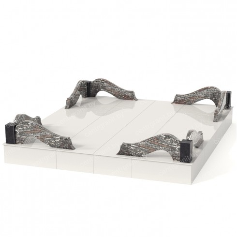 Гранитная ограда ГО-36