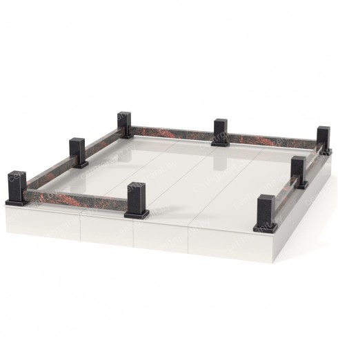 Гранитная ограда ГО-7