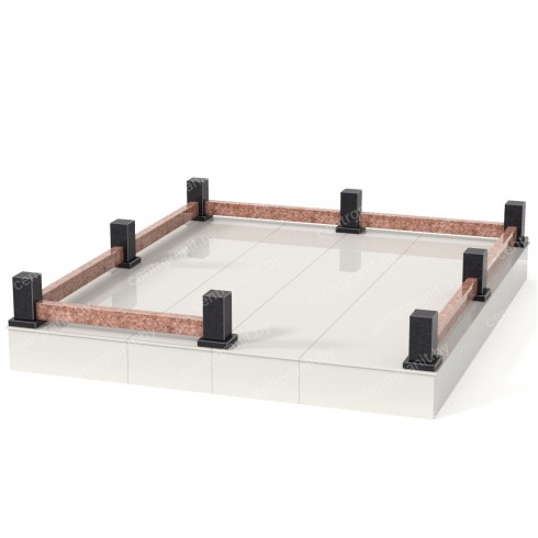 Гранитная ограда ГО-7