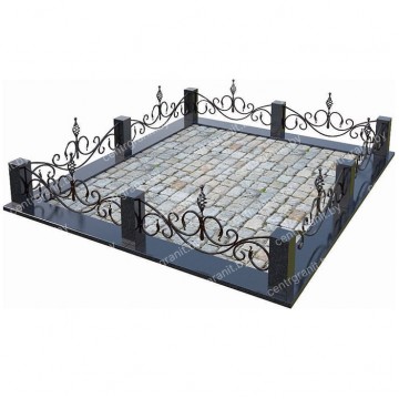 Кованая ограда КО-12