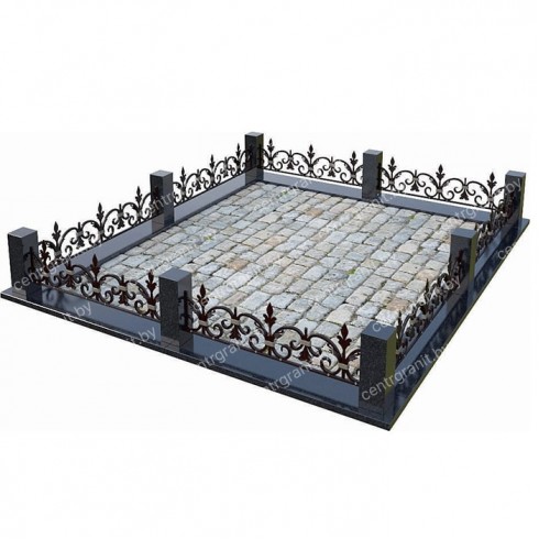 Кованая ограда КО-3