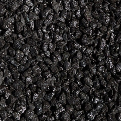 Щебень декоративный чёрный