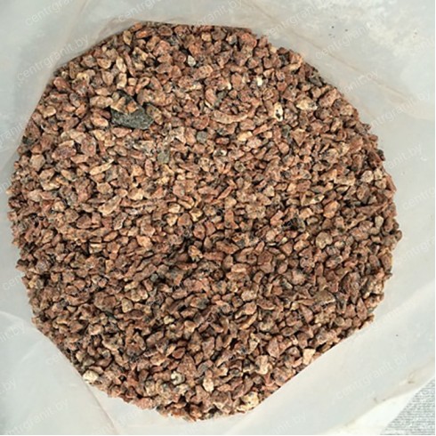 Щебень декоративный коричневый