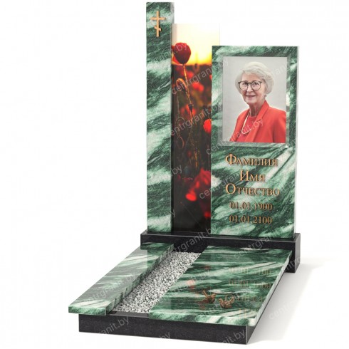 Памятник со стеклом СС-2