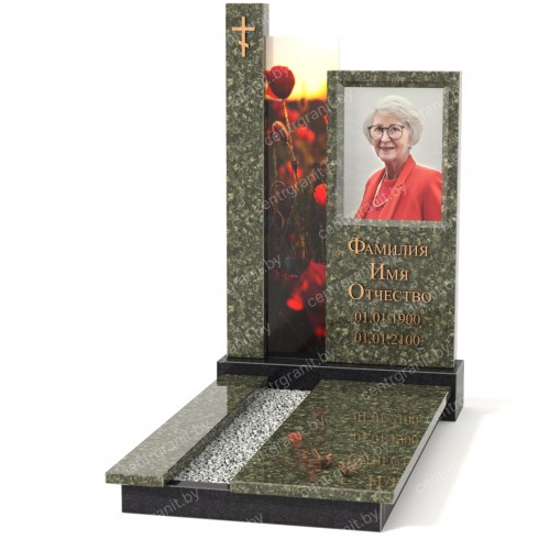 Памятник со стеклом СС-2