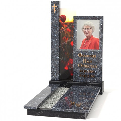 Памятник со стеклом СС-2