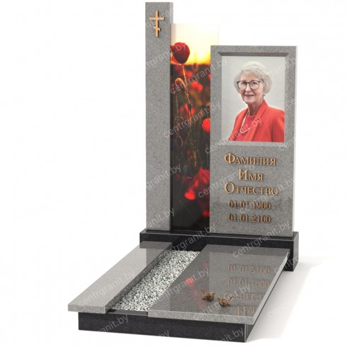 Памятник со стеклом СС-2