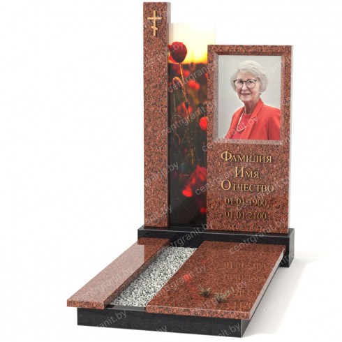 Памятник со стеклом СС-2