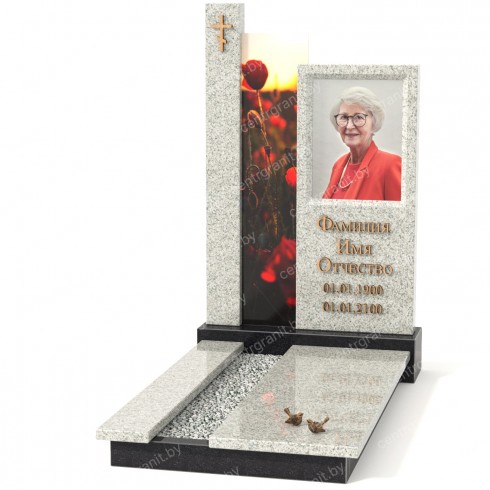 Памятник со стеклом СС-2