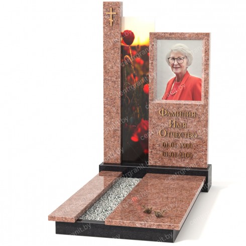 Памятник со стеклом СС-2