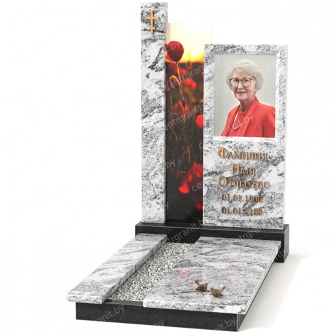 Памятник со стеклом СС-2