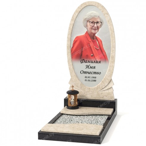 Памятник со стеклом СС-14