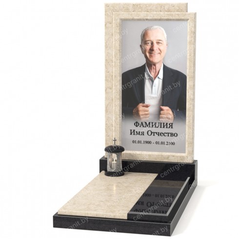 Памятник со стеклом СС-15