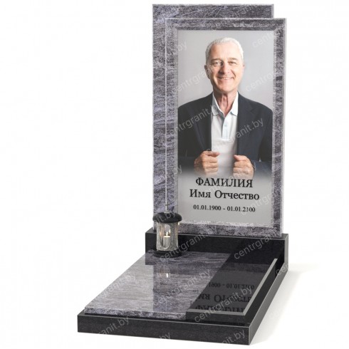 Памятник со стеклом СС-15