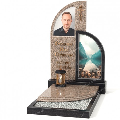 Памятник со стеклом СС-16