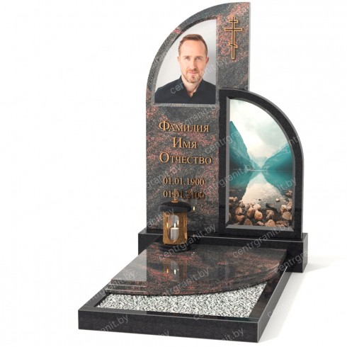 Памятник со стеклом СС-16