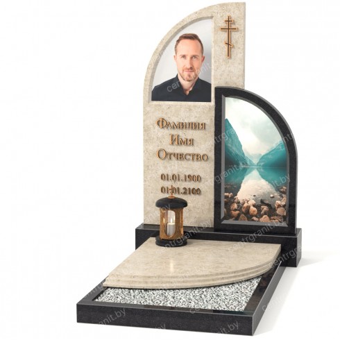 Памятник со стеклом СС-16