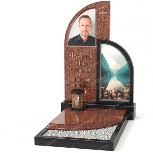 Памятник со стеклом СС-16