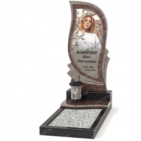 Памятник со стеклом СС-7