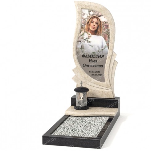 Памятник со стеклом СС-7