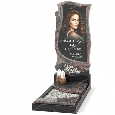 Памятник со стеклом СС-10