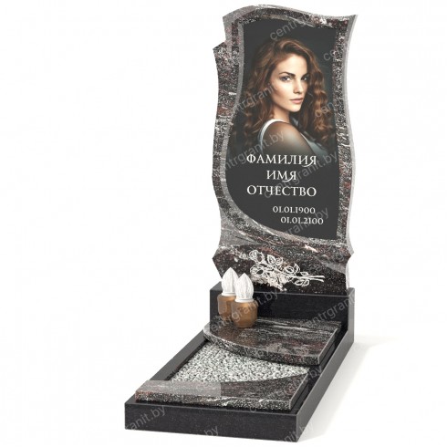 Памятник со стеклом СС-10