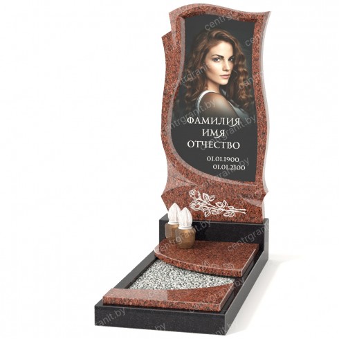 Памятник со стеклом СС-10