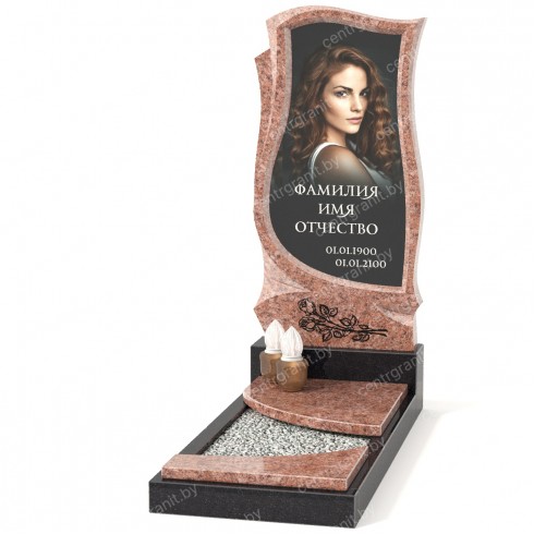 Памятник со стеклом СС-10