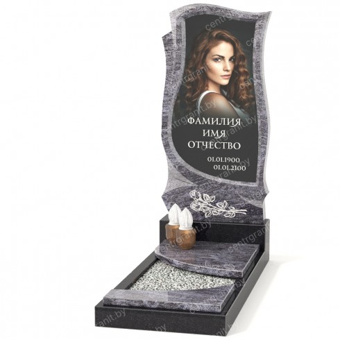 Памятник со стеклом СС-10