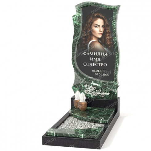 Памятник со стеклом СС-10