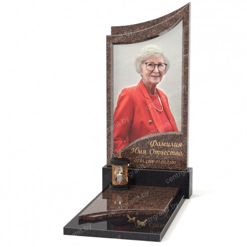 Памятник со стеклом СС-6