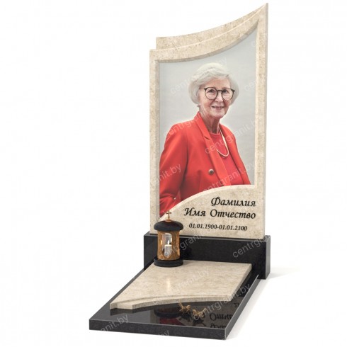 Памятник со стеклом СС-6