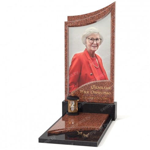 Памятник со стеклом СС-6