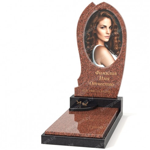 Памятник со стеклом СС-1